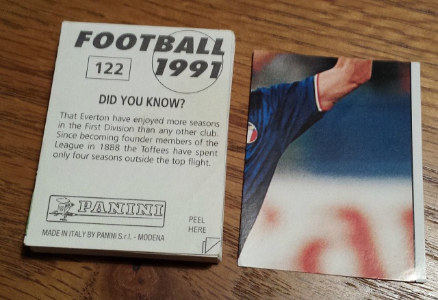 Panini Football 91 Individual Stickers