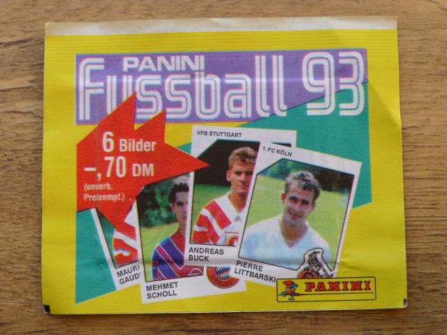 Panini Fussball 93 Sticker Pack (Germany)