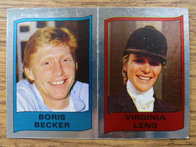 Panini Supersport - Boris Becker/Virginia Leng