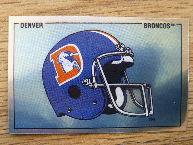 Panini American Football 89 Sticker – Denver Broncos Helmet (No.264)