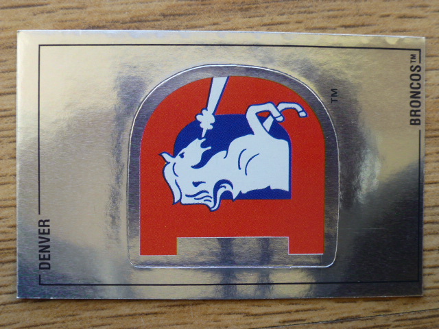 Panini American Football 89 Sticker – Denver Broncos Badge (No.265)