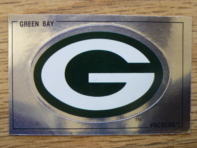 Panini American Football 89 Sticker – Green Bay Packers Badge (No.65)