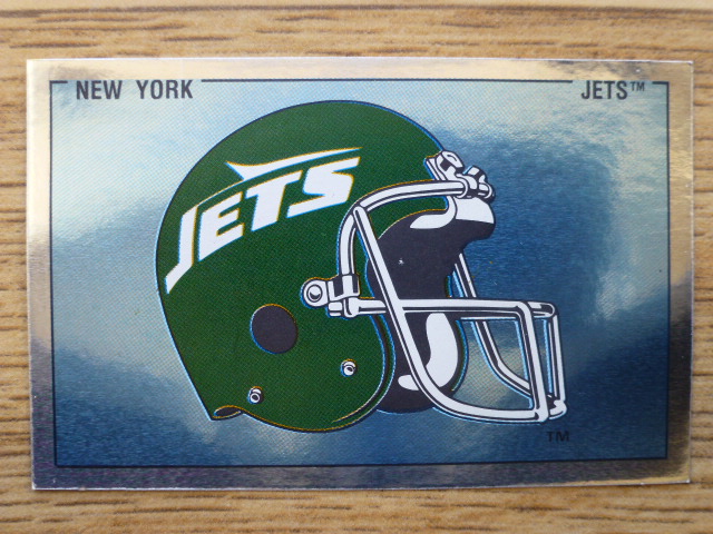 Panini American Football 89 Sticker – New York Jets Helmet (No.363)
