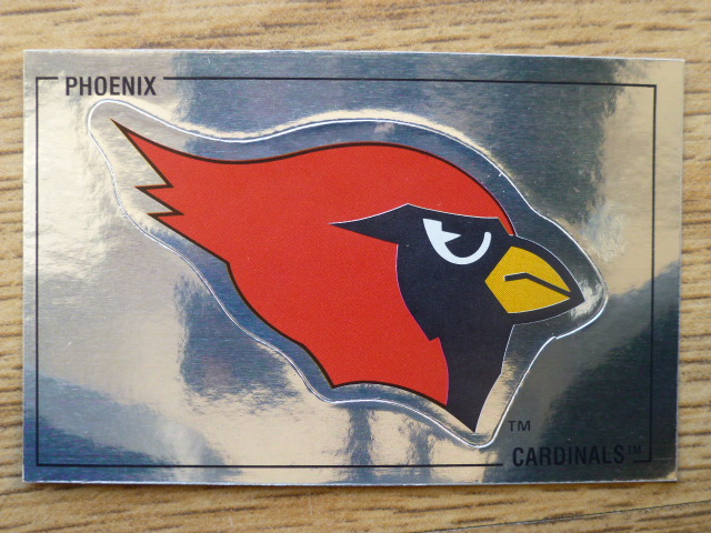 Panini American Football 89 Sticker – Phoenix Cardinals Badge (No.148)