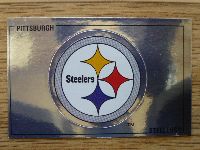 Panini American Football 89 Sticker – Pittsburgh Steelers Badge (No.370)