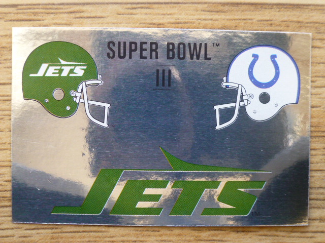 Panini American Football 89 Sticker – Super Bowl III Badge (B)