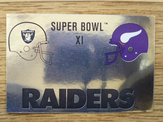 Panini American Football 89 Sticker – Super Bowl XI Badge (H)
