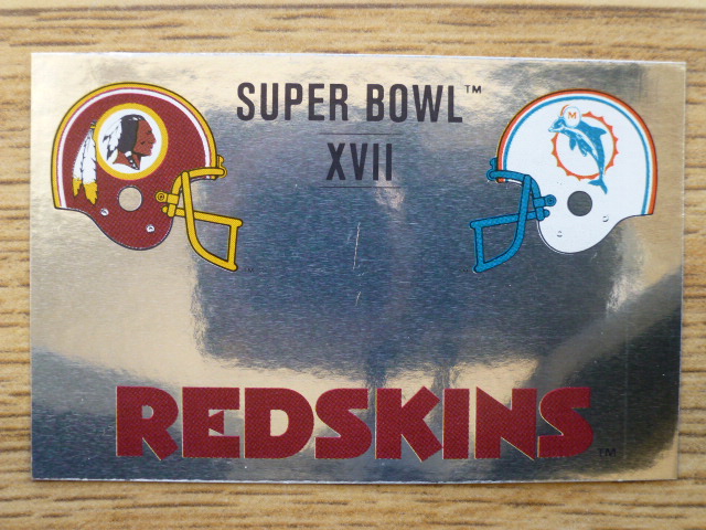 Panini American Football 89 Sticker – Super Bowl XVII (L)