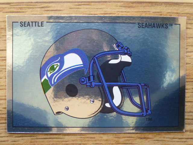 Panini American Football 89 Sticker – Seattle Seahawks Helmet (No.404)