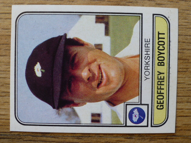Panini World of Cricket 83 Sticker - Geoffrey Boycott (No.239)