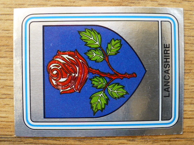 Panini World of Cricket 83 Badge - Lancashire (No.88)