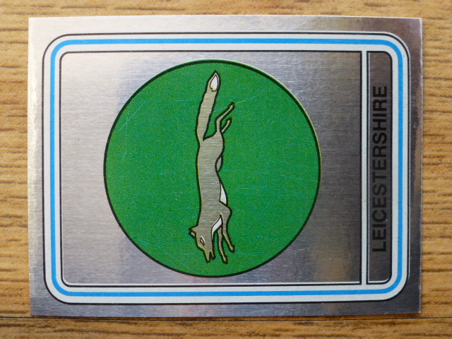 Panini World of Cricket 83 Badge - Leicestershire (No.102)