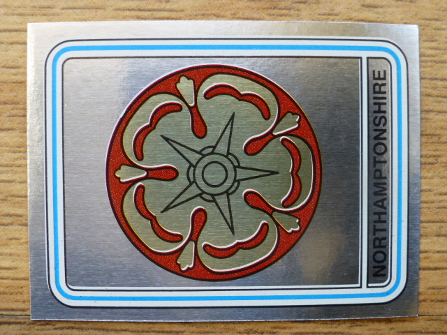 Panini World of Cricket 83 Badge - Northamptonshire (No.138)