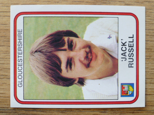 Panini World of Cricket 83 Sticker - Jack Russell (No.258)