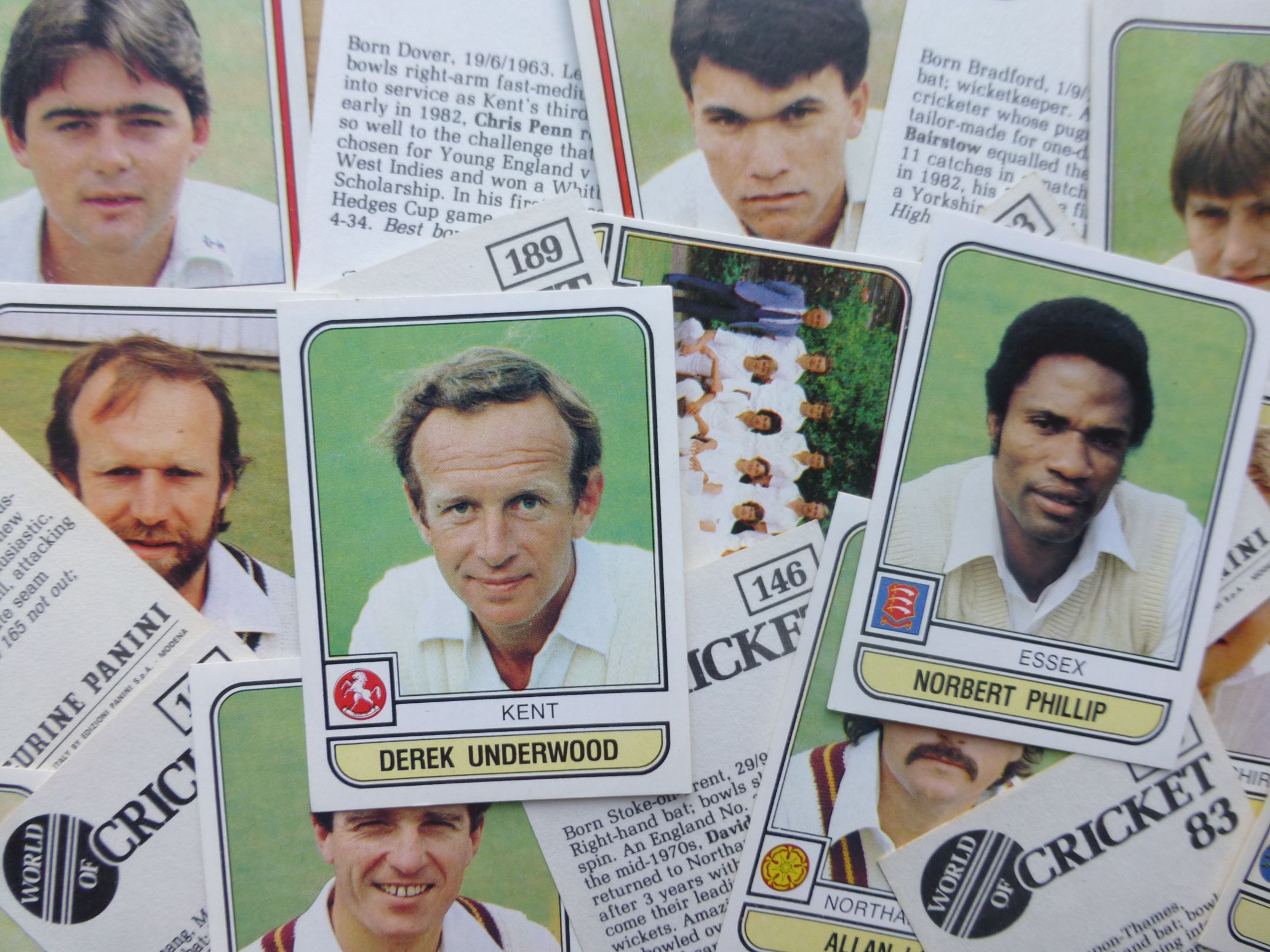 Panini World Of Cricket 83 Stickers
