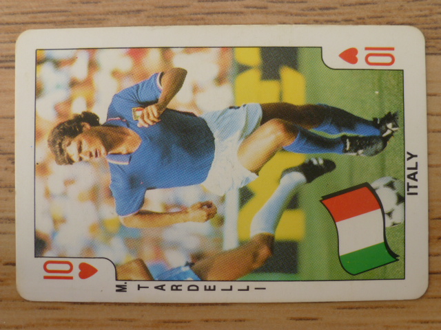 Dandy Gum Football Playing Card (1986) - Marco Tardelli 10♥️