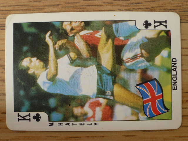 Dandy Gum Football Playing Card (1986) - Mark Hateley K♣️