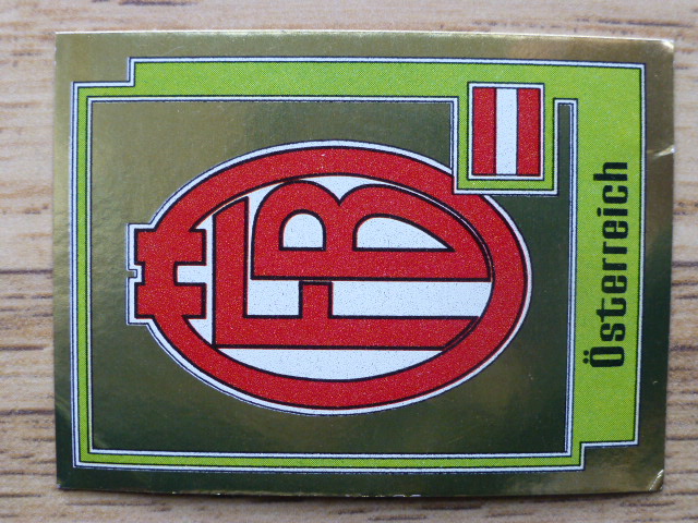 Panini Europa 80 Badge - Austria (No.229)
