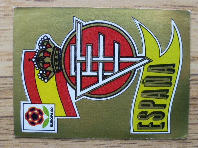 Panini Europa 80 Badge - Spain (No.176)
