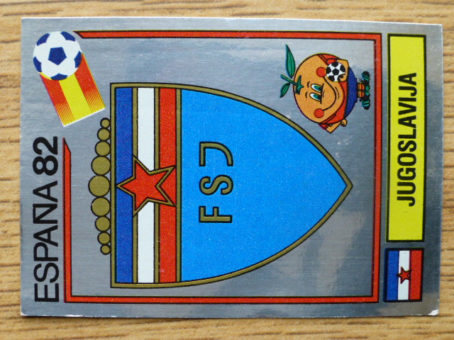 Panini Espana 82 Badge – Jugoslavia (No.310)
