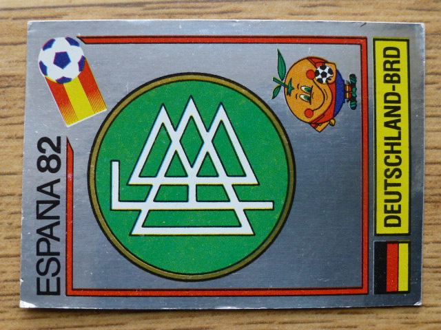 Panini Espana 82 Badge – West Germany (No.110)