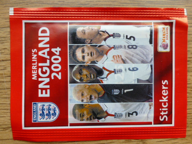 Merlin England 2004 Sticker Pack