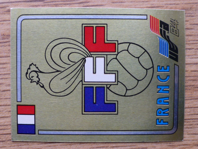 Panini Euro 84 Badge – France (No.36)
