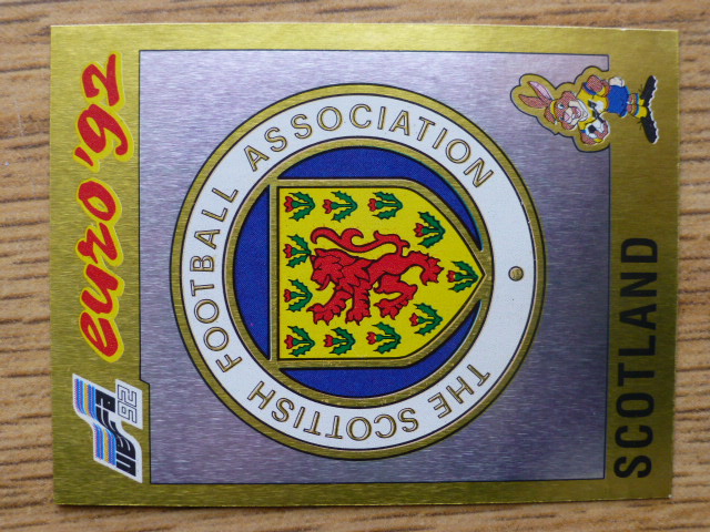 Panini Euro 92 Badge – Scotland (No.142)