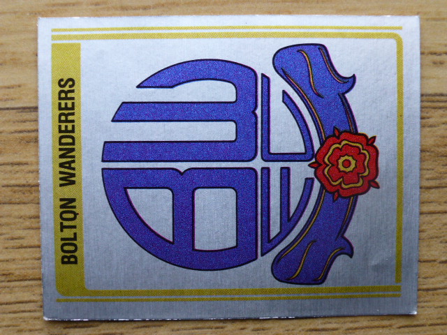 Panini Football 80 Badge - Bolton Wanderers (No.35)