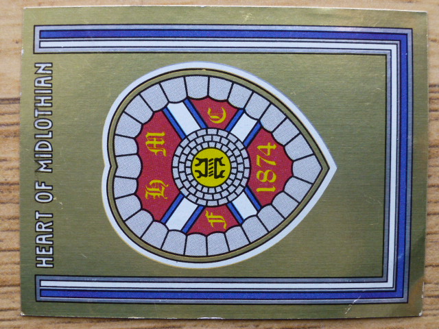 Panini Football 81 Badge - Heart Of Midlothian (No.491)