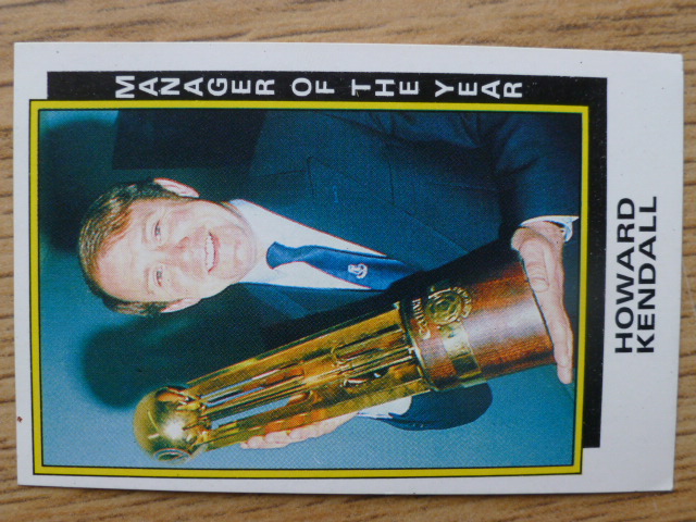 Football 86 Sticker – Howard Kandall – MOTY (No.1)