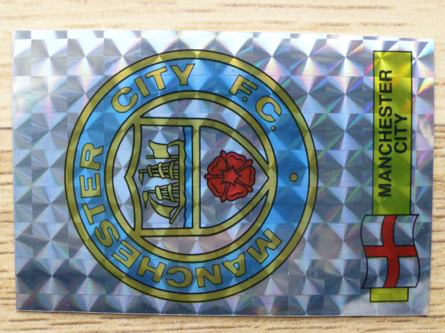 Panini Football 86 Badge - Manchester City (No.167)