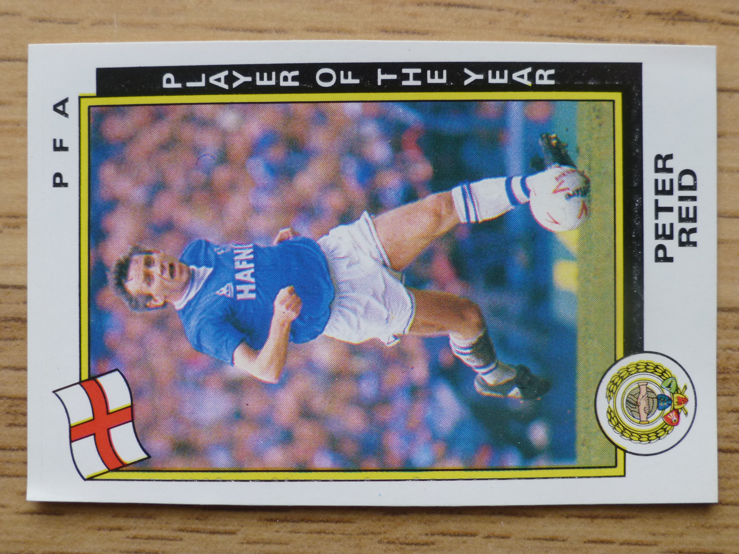 Panini Football 86 Sticker - Peter Reid (No.2)