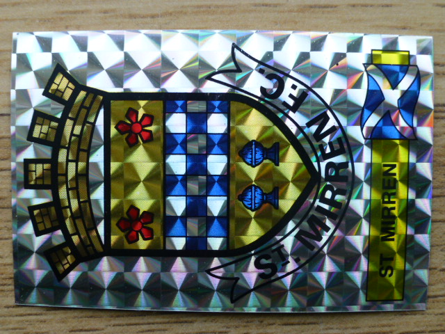 Panini Football 86 Badge - St. Mirren (No.535)