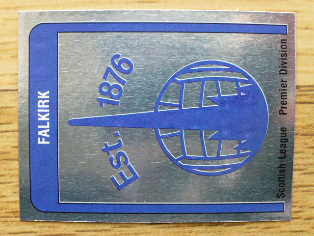 Panini Football 87 Badge - Falkirk (No.503)
