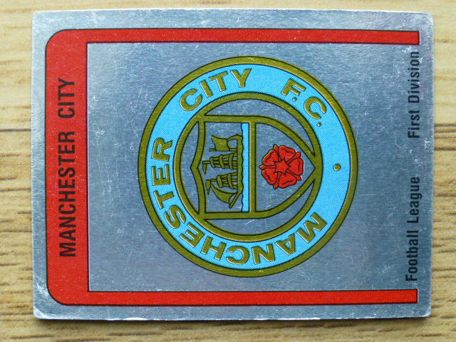 Panini Football 87 Badge - Manchester City (No.150)