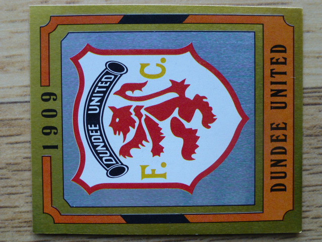 Panini Football 88 Badge - Dundee United (No.497)