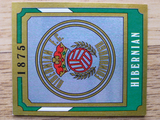 Panini Football 88 Badge - Hibernian (No.533)