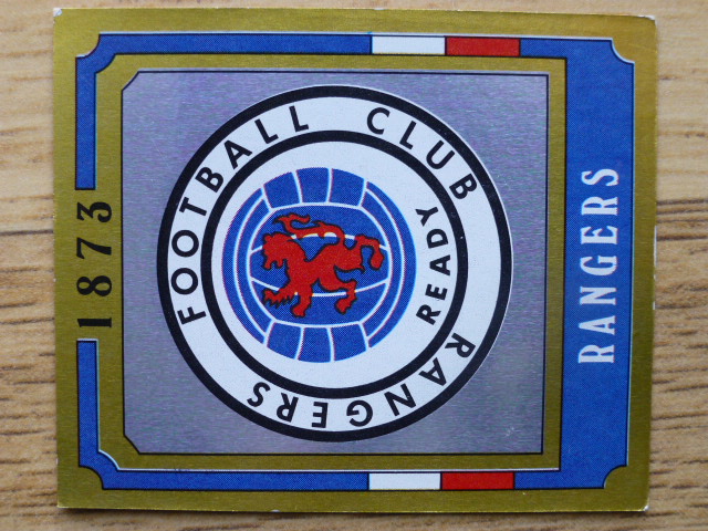Panini Football 88 Badge - Rangers (No.562)