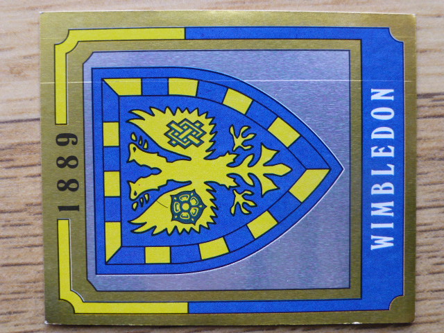 Panini Football 88 Badge - Wimbledon (No.359)