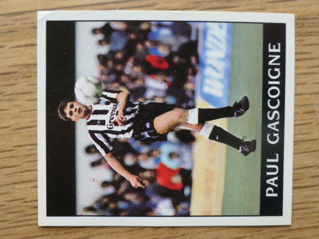 Football 89 Sticker – Paul Gascoigne – YPOTY – (No.2)