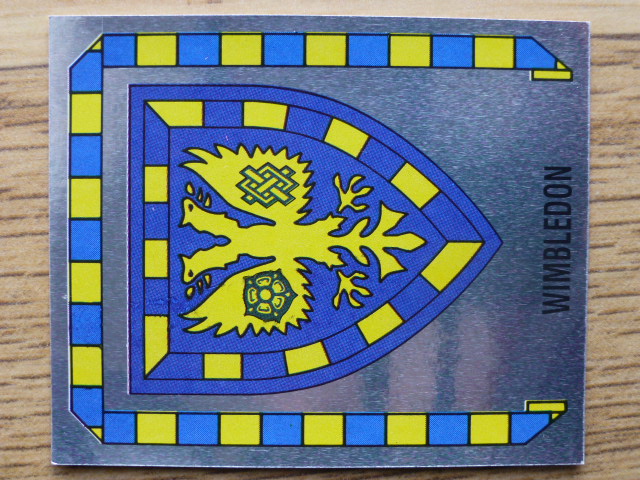 Panini Football 89 Badge - Wimbledon (No.294)