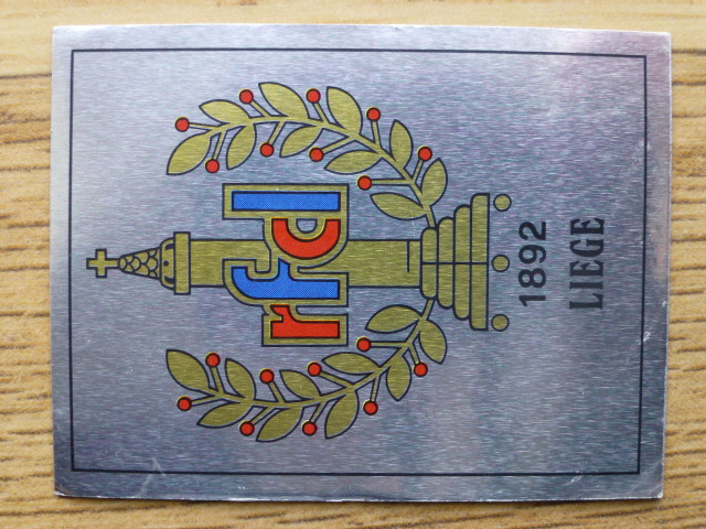 Panini Football 90 Badge - Liege (No.494)