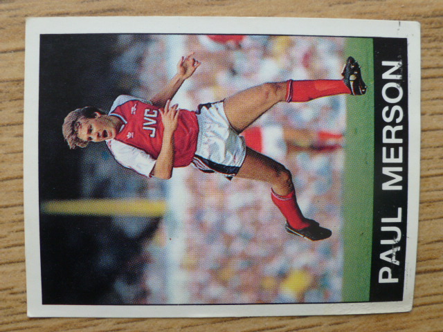 Football 90 Sticker – Paul Merson – YPOTY (No.2)
