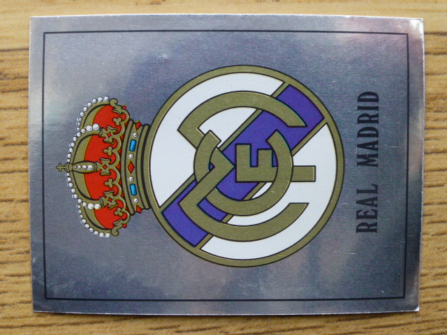 Panini Football 90 Badge - Real Madrid (No.480)