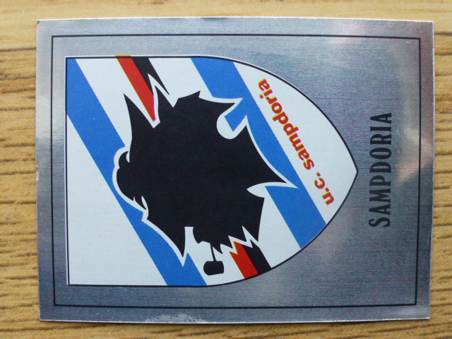 Panini Football 90 Badge - Sampdoria (No.504)