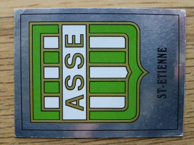 Panini Football 90 Badge - St. Etienne (No.509)