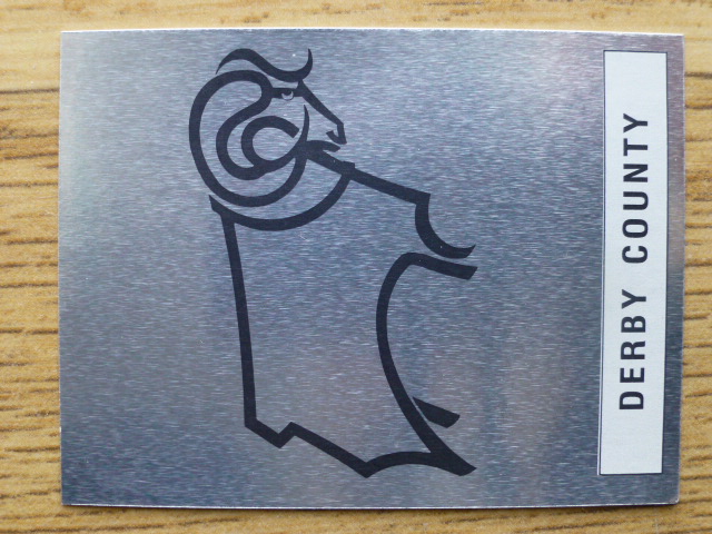 Panini Football 91 Badge - Derby County (No.95)