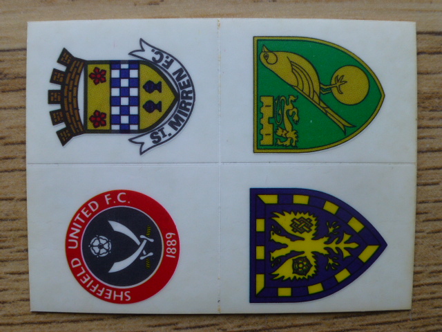 Panini Football 91 Badge - Stick And Lift C