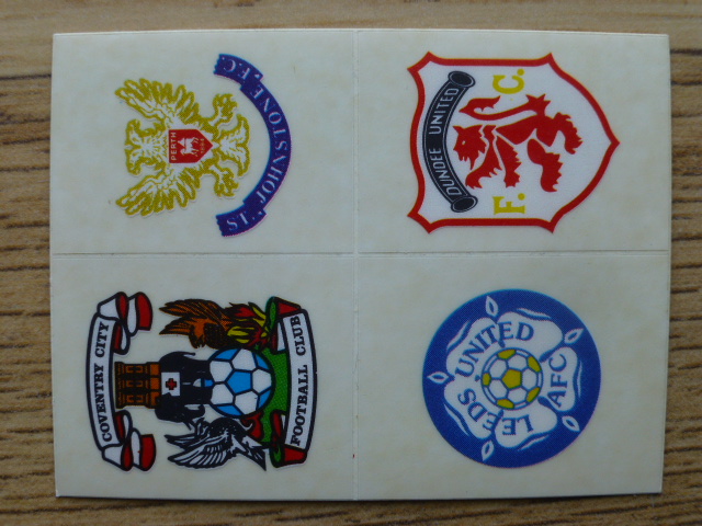 Panini Football 91 Badge - Stick And Lift E